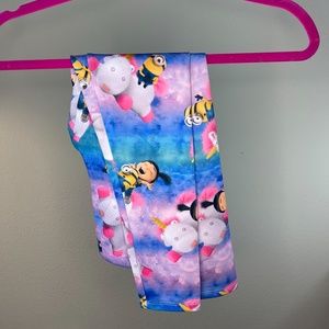 NWT Despicable Me - Minion Made Colorful Tights/ Leggings Children's Size S